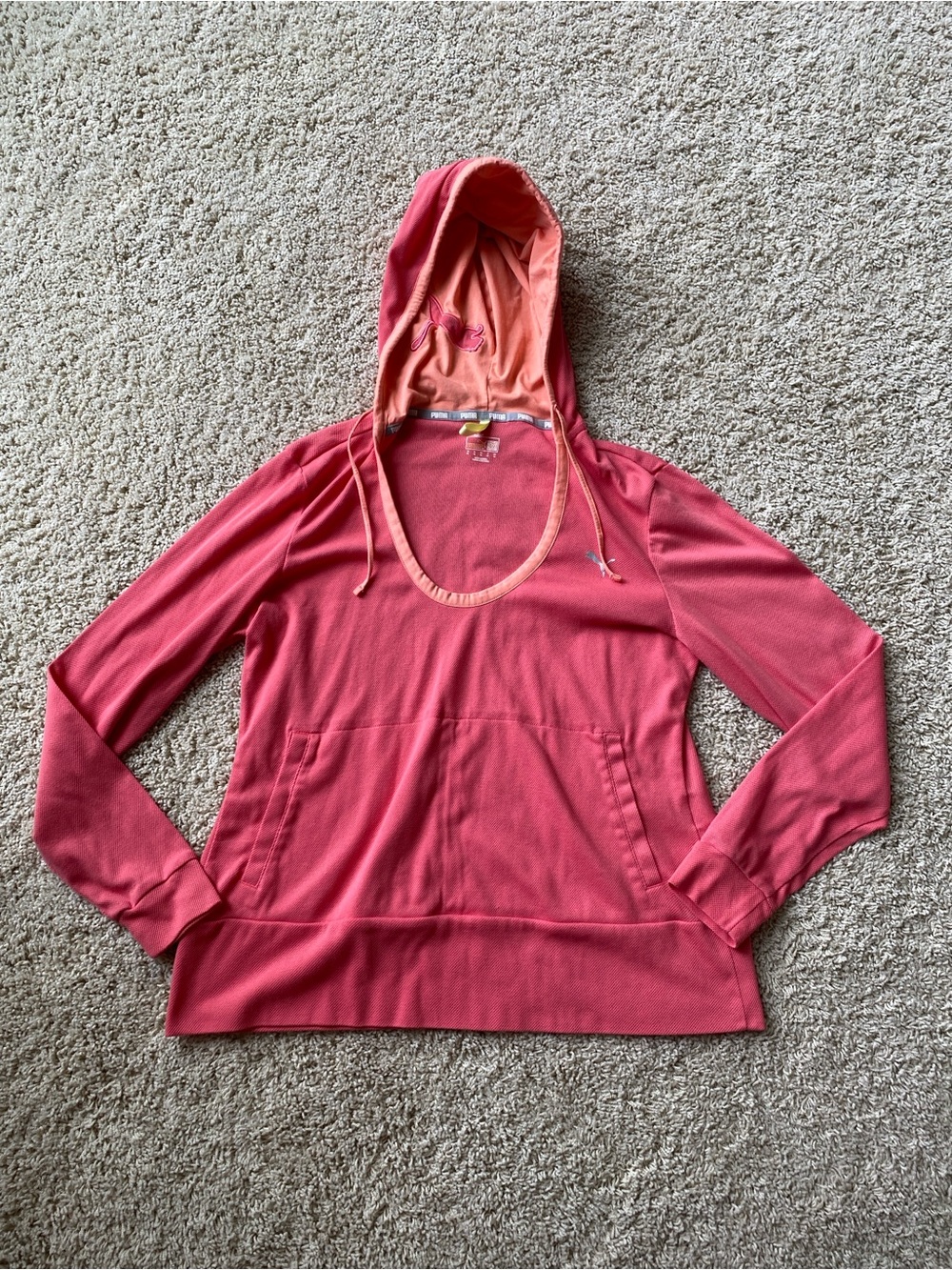 Puma Women's Coral Hooded Long Sleeve Pullover